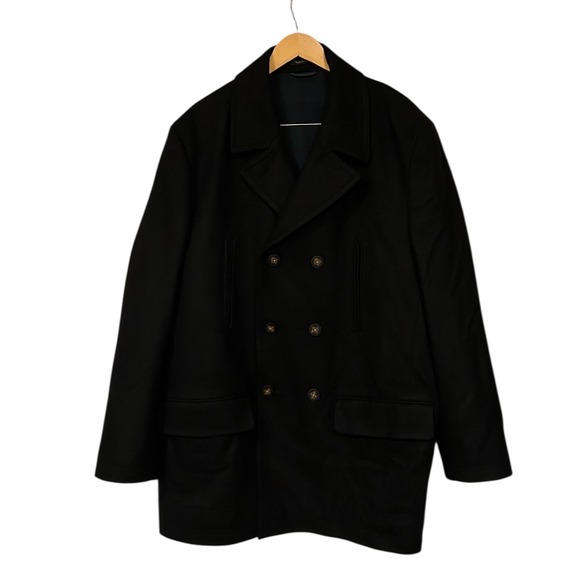 Lauren Ralph Lauren Other - LAUREN RALPH LAUREN Wool Blend Pea Coat Size 46 R‎ Nautical Anchor Button Detail